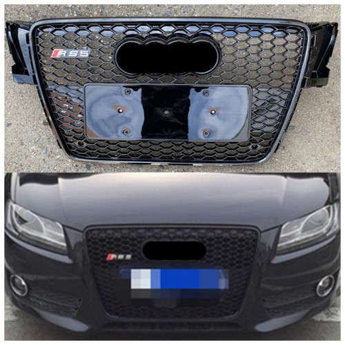 Rs5 stil schwarz - schwarz+chrome, silver