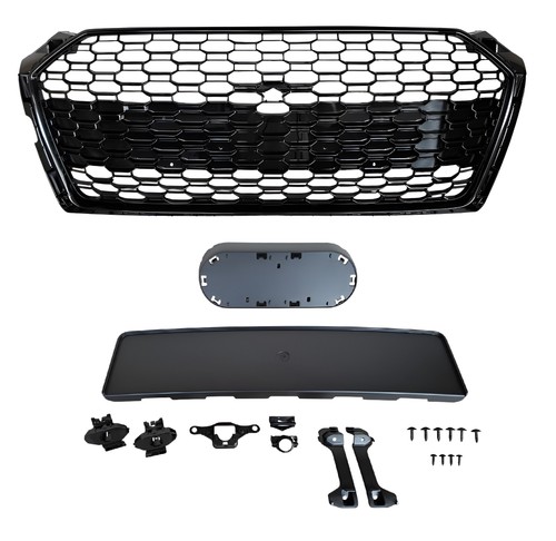 Kühlergrill waben schwarz - waben,