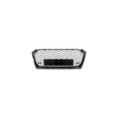 Frontgrill waben schwarz glanz - waben,